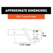 FUSION MOUNT, 2" DROP, 2" BALL
